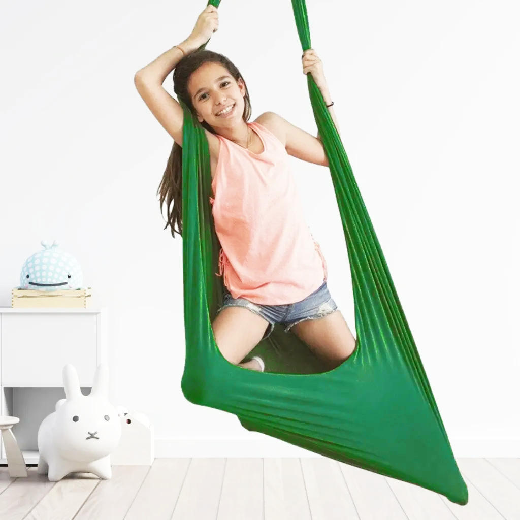 Therapy Sensory Swing for Children – Calming Cocoon-Style Hanging Chair | Indoor Compression Swing for Focus, Relaxation & Sensory Support