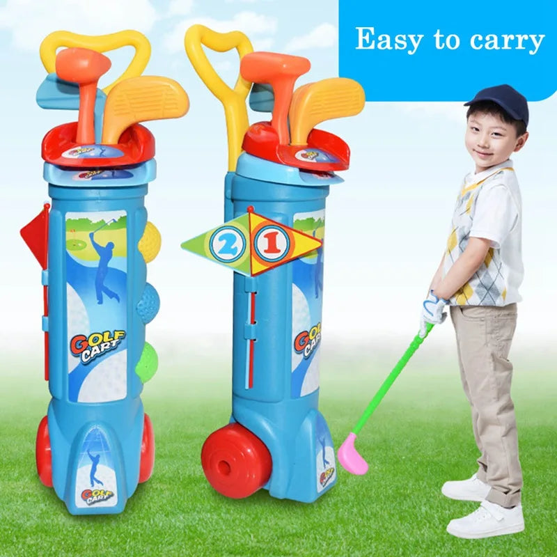 Kids Golf Practice Set for Indoor and Outdoor Play – Beginner Training Kit to Improve Coordination and Swing Skills