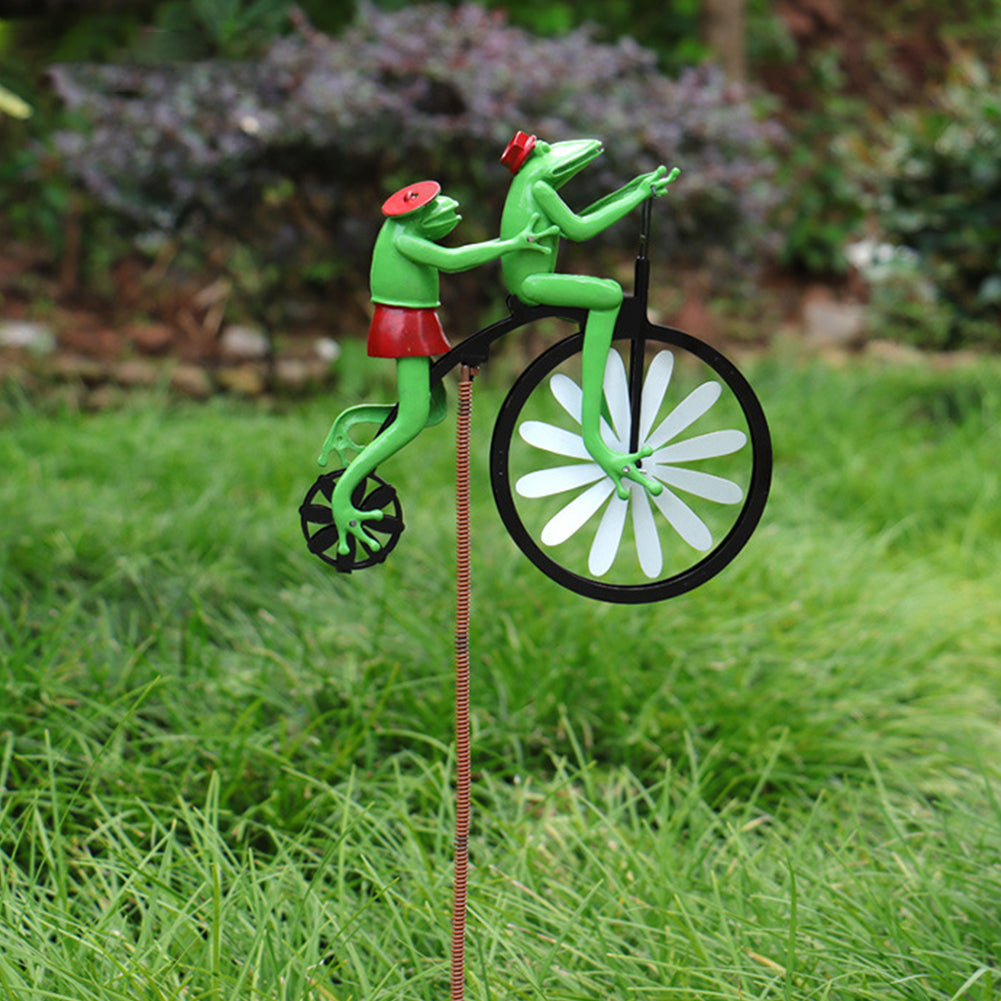 Whimsical Garden Windmill for Outdoor Decor – Decorative Spinning Accent for Yard, Lawn and Garden Displays