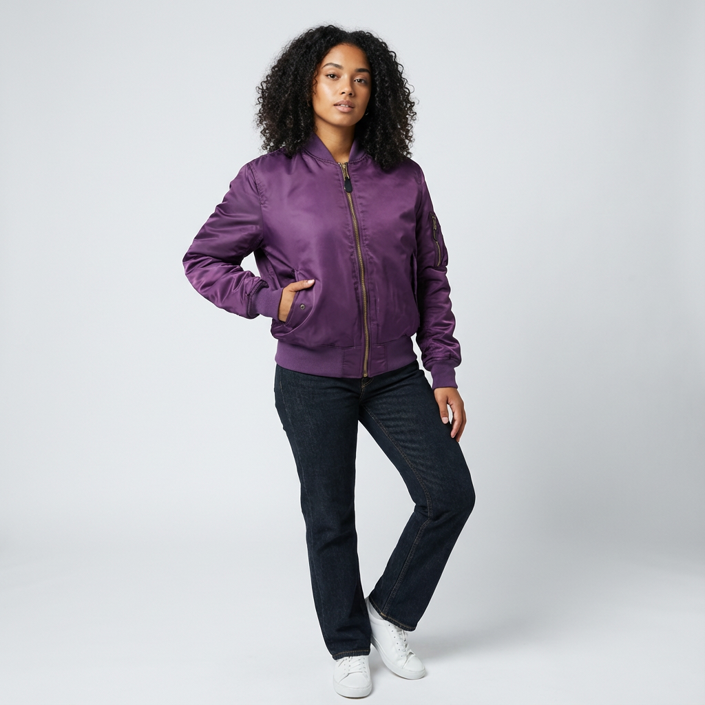 Lucy Eva - Timeless Utility Bomber Jacket
