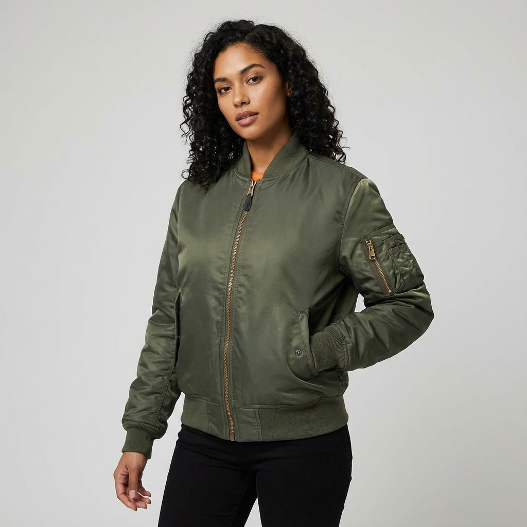 Lucy Eva - Timeless Utility Bomber Jacket