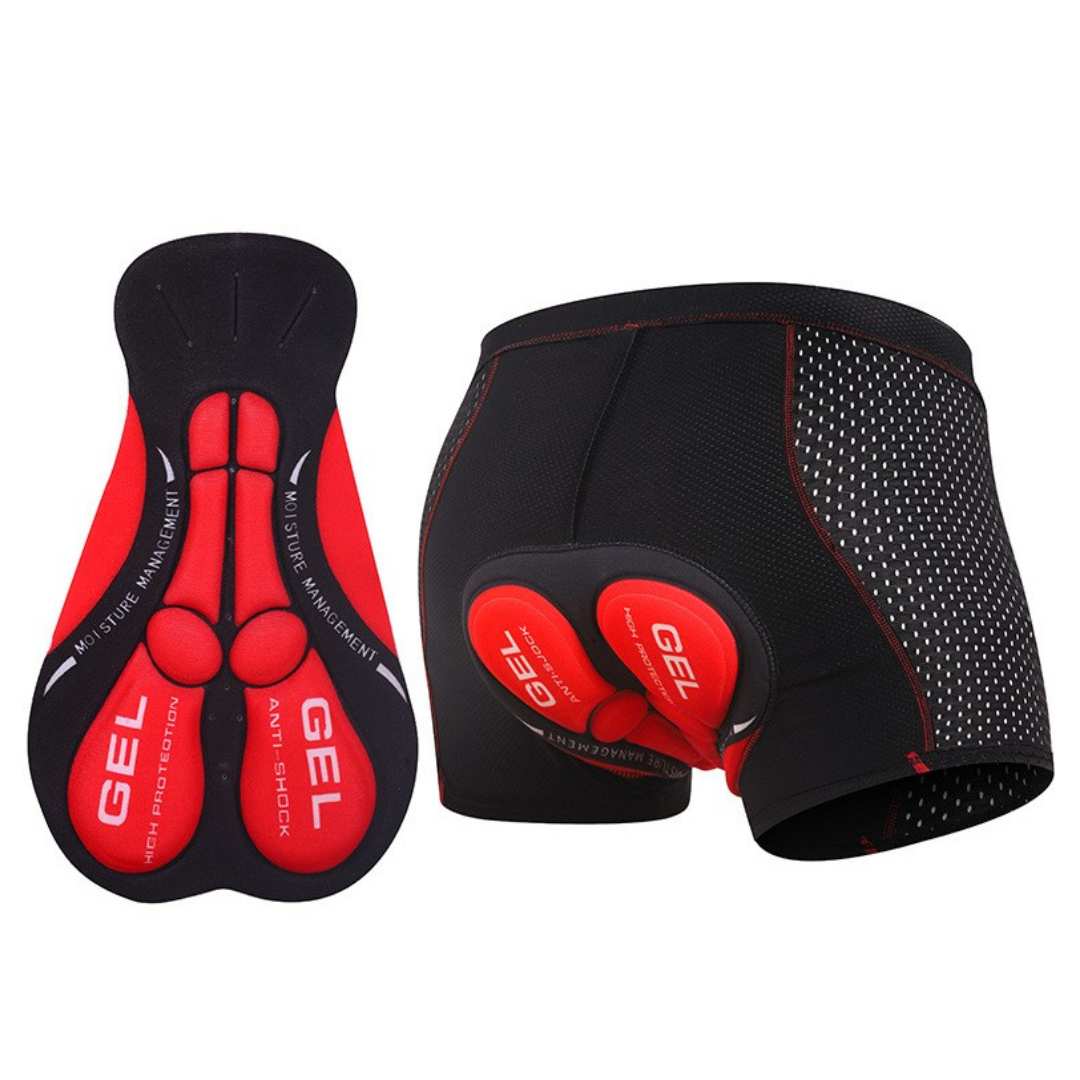 Unisex Gel-Padded Cycling Shorts
