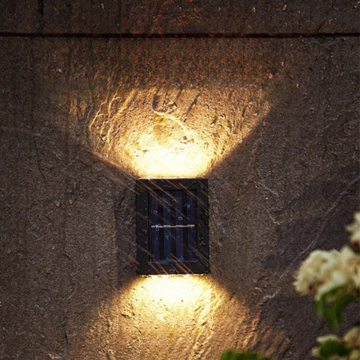 Premium Solar-Powered LED Wall Lights - SolarGlow