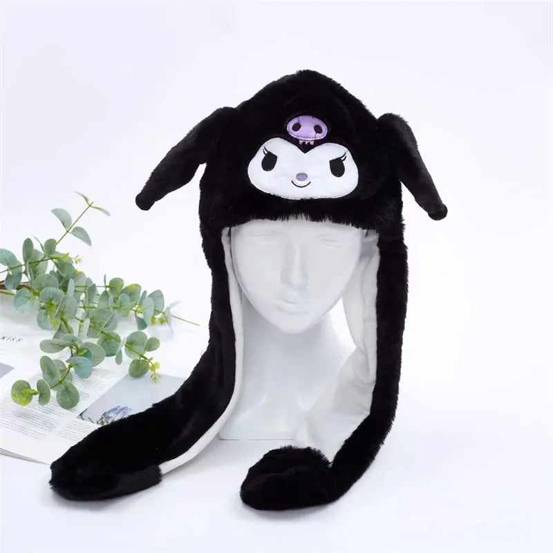 Interactive Bunny Ears Hat for Kids and Adults – Cute Plush Hat with Moving Ears for Play, Costumes and Gifts