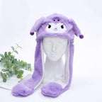 Interactive Bunny Ears Hat for Kids and Adults – Cute Plush Hat with Moving Ears for Play, Costumes and Gifts