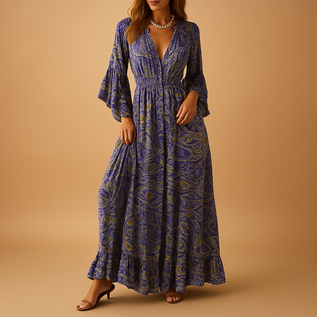 Elara Serein. – Long Bohemian Maxi Dress for Women