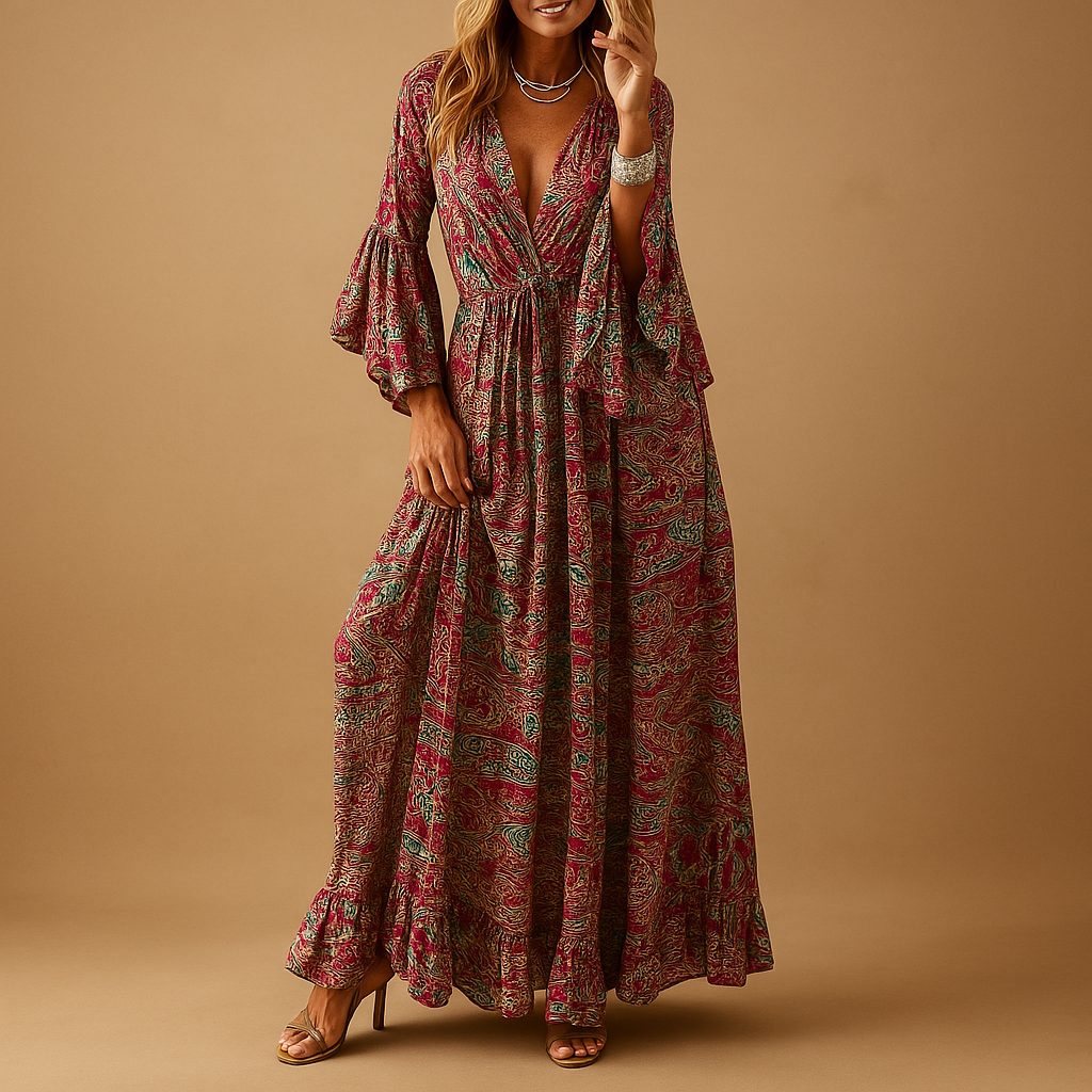Elara Serein. – Long Bohemian Maxi Dress for Women