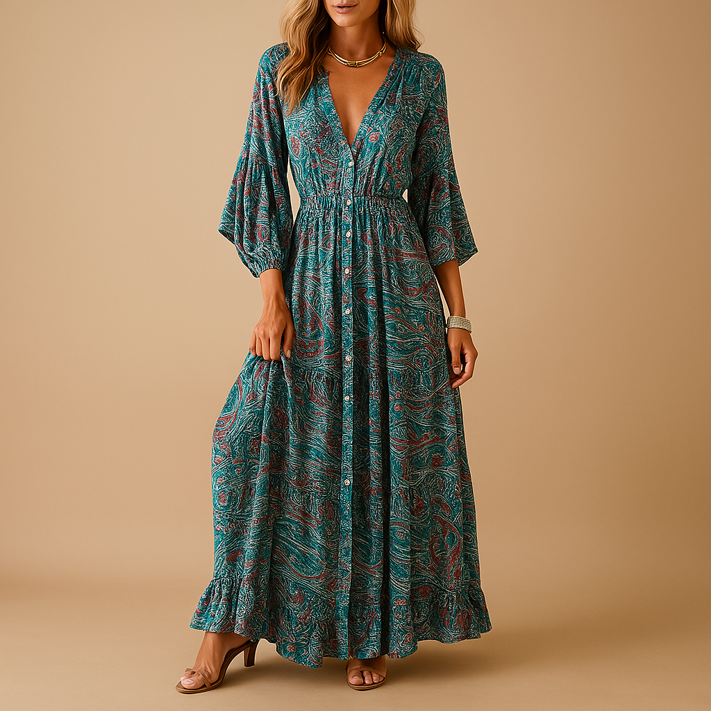 Elara Serein. – Long Bohemian Maxi Dress for Women