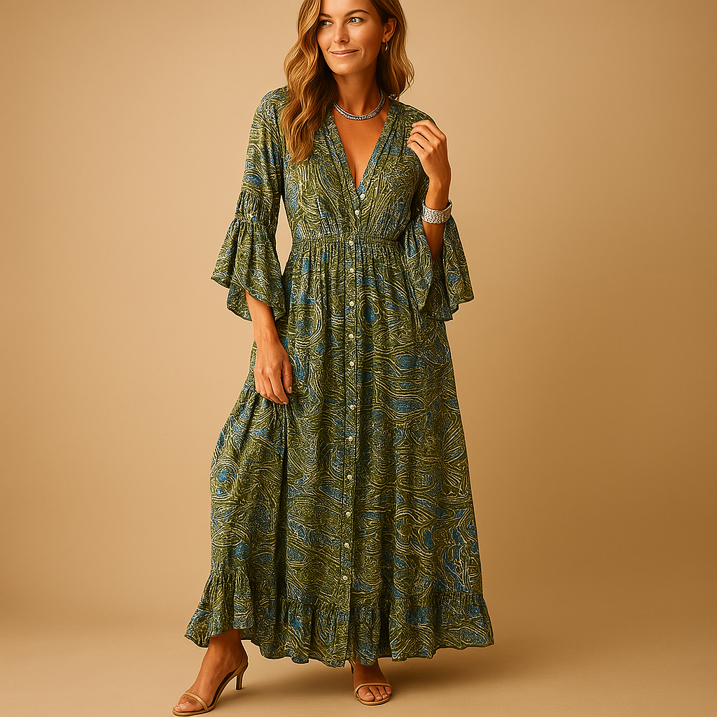 Elara Serein. – Long Bohemian Maxi Dress for Women