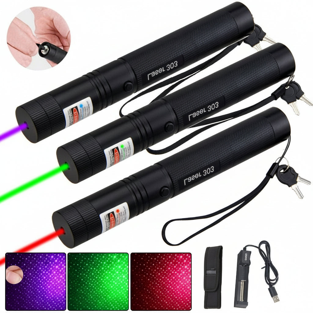 High-Precision Rechargeable Laser Tool – Adjustable Beam for Long-Distance Visibility