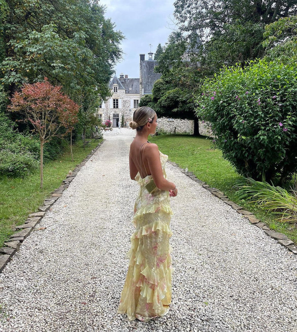 Marisol T. – Dreamy Ruffle Maxi Dress