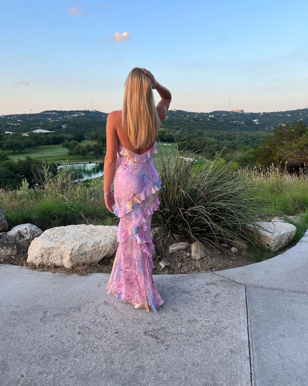 Marisol T. – Dreamy Ruffle Maxi Dress