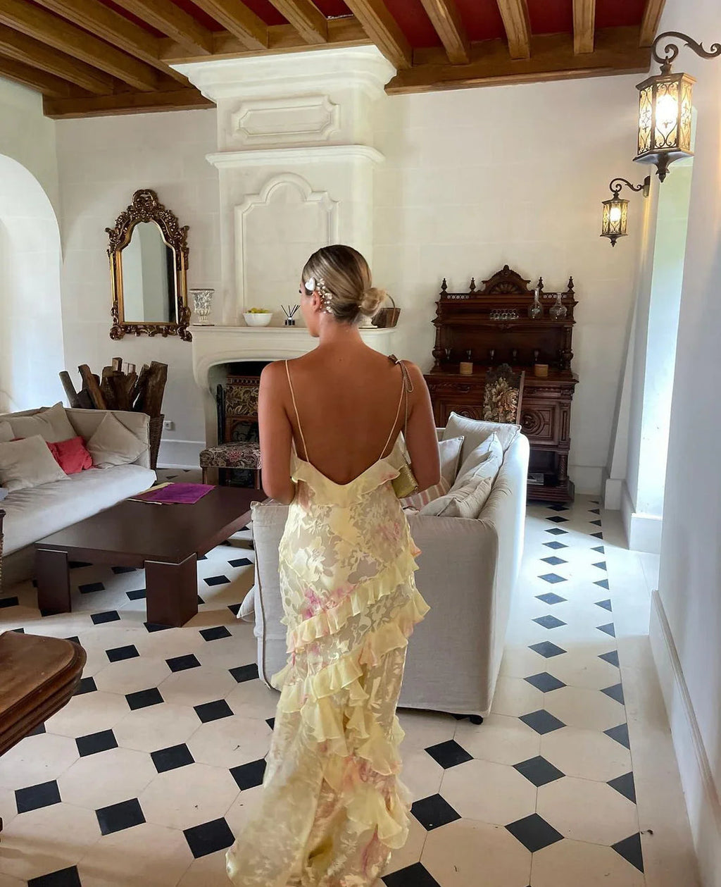 Marisol T. – Dreamy Ruffle Maxi Dress