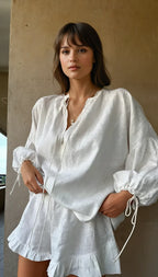 Elise Rowan. – Women’s Ruffle Lounge Set with Relaxed Fit