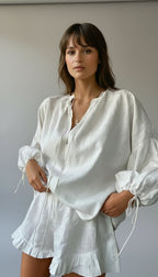 Elise Rowan. – Women’s Ruffle Lounge Set with Relaxed Fit