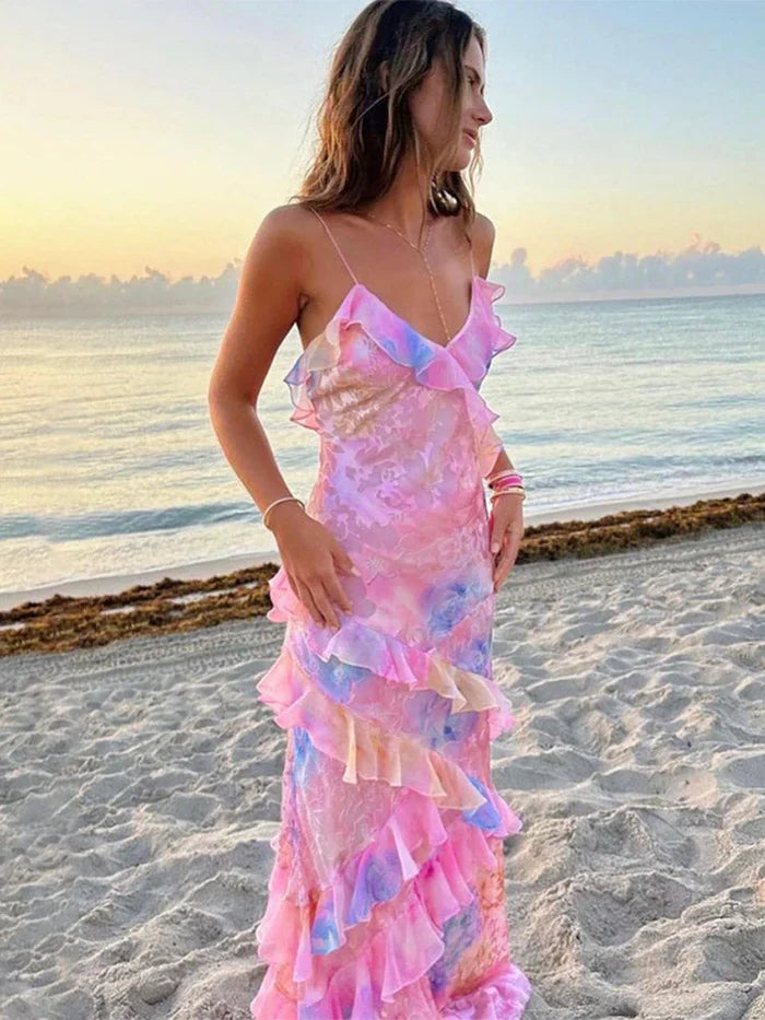 Marisol T. – Dreamy Ruffle Maxi Dress