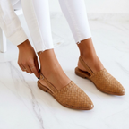 Aria Venn. – Women’s Woven Flats with Cushioned Insole
