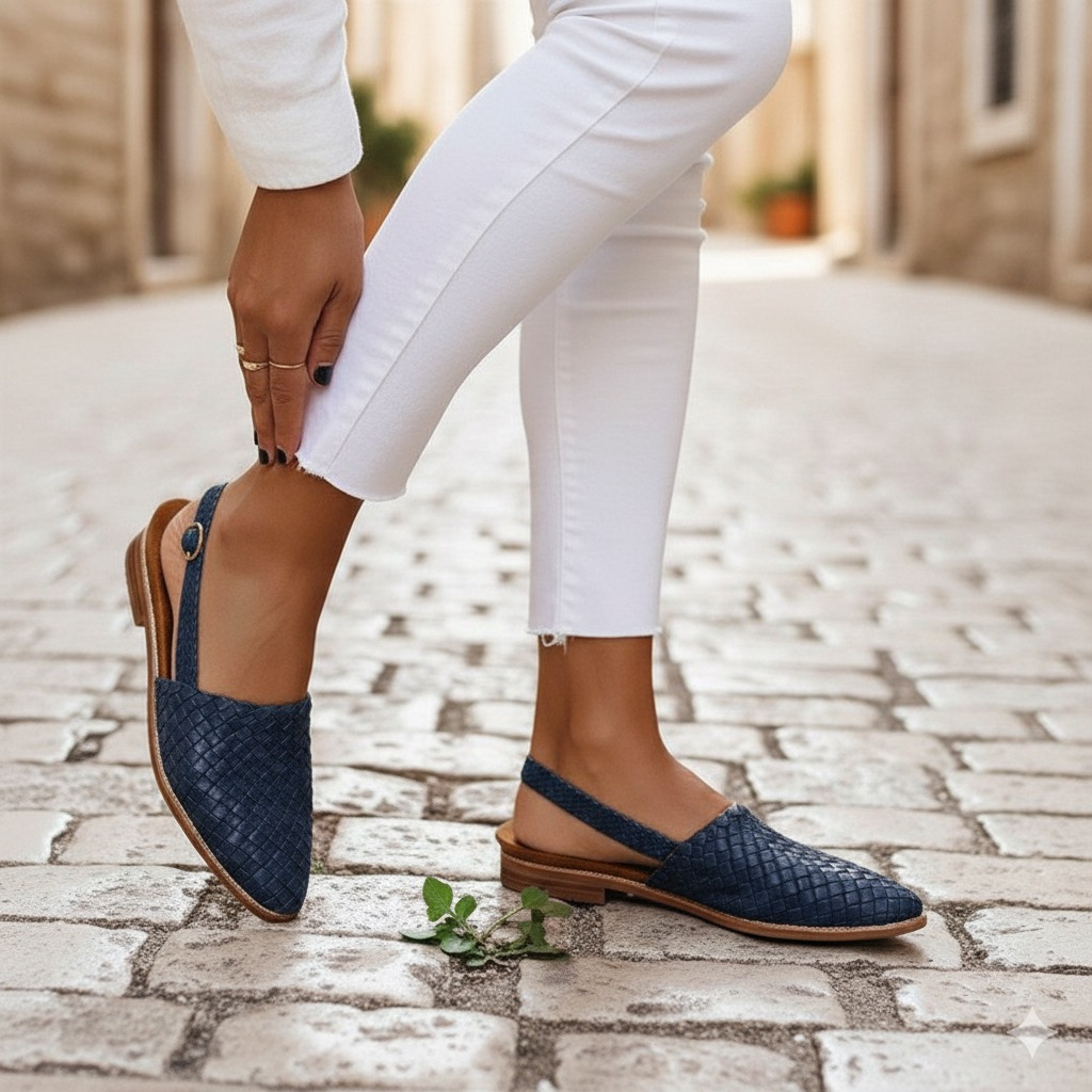Aria Venn. – Women’s Woven Flats with Cushioned Insole