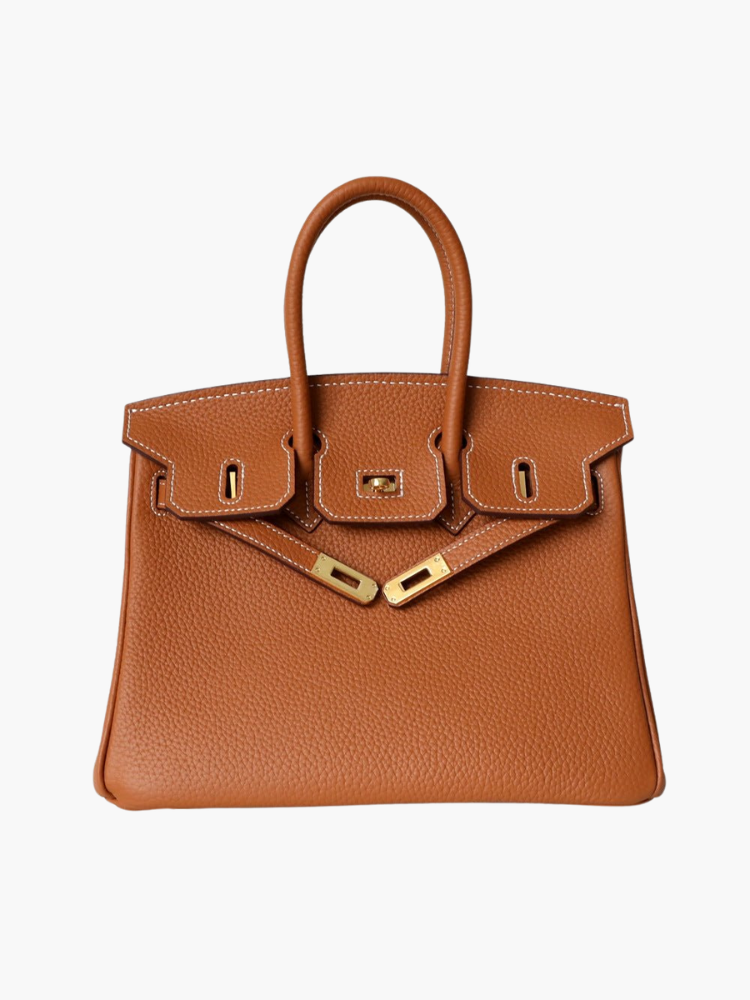 Women's Elegant Leather Handbag with Chic Closure