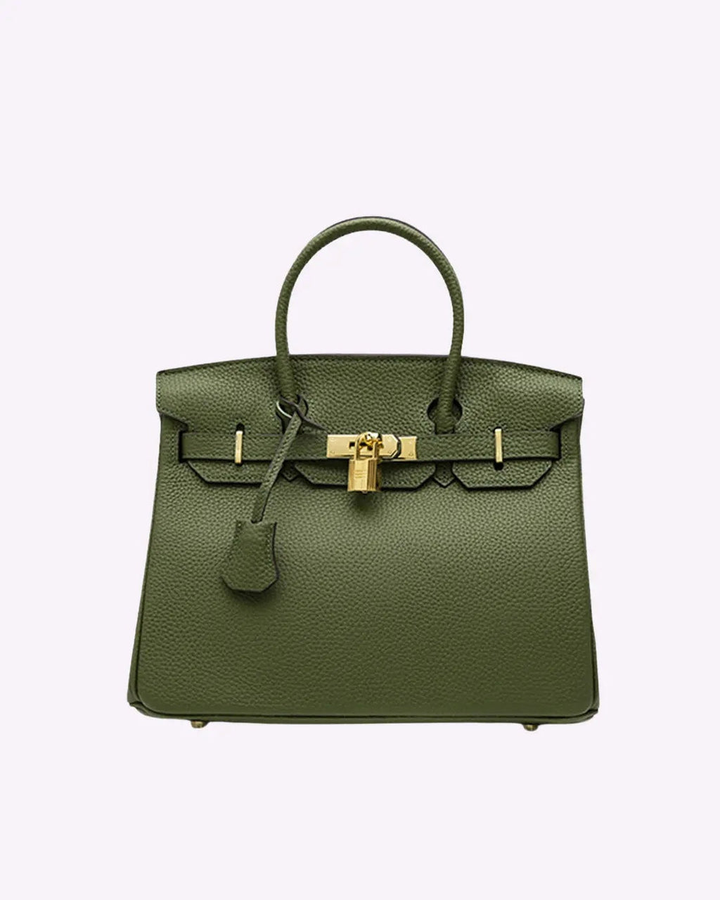 Women's Elegant Leather Handbag with Chic Closure