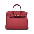 Women's Elegant Leather Handbag with Chic Closure