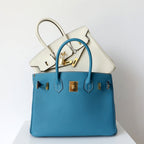 Women's Elegant Leather Handbag with Chic Closure