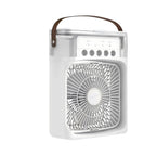 3-in-1 Air Cooling Unit – Fan, Personal Cooler & Humidifier with 7-Color LED Ambient Light