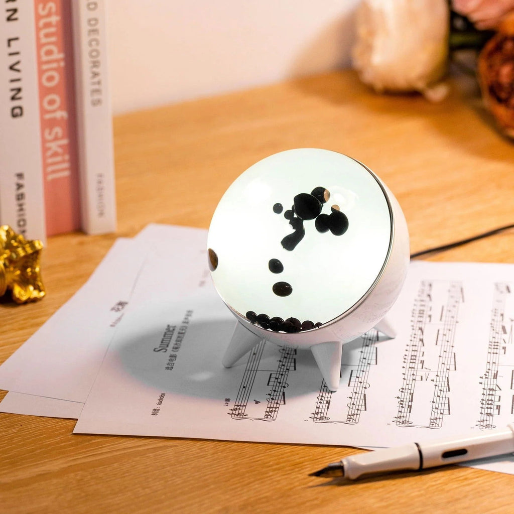Music-Reactive Ferrofluid Display for Desk Decor – Magnetic Liquid Visualizer for Ambient Lighting and Creative Spaces