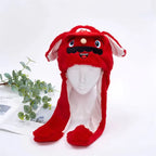 Interactive Bunny Ears Hat for Kids and Adults – Cute Plush Hat with Moving Ears for Play, Costumes and Gifts