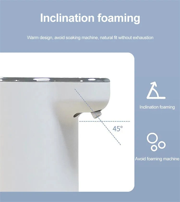 Automatic Touchless Foam Soap Dispenser for Bathroom and Kitchen – Hands-Free Hygiene Solution for Home Use