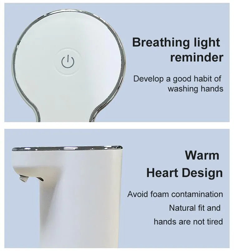 Automatic Touchless Foam Soap Dispenser for Bathroom and Kitchen – Hands-Free Hygiene Solution for Home Use