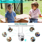 WiFi Security Camera with Smartphone Monitoring – Indoor Wireless Home Surveillance for Real-Time Viewing