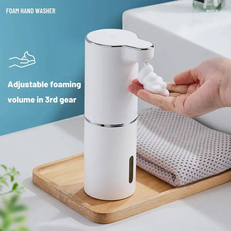 Automatic Touchless Foam Soap Dispenser for Bathroom and Kitchen – Hands-Free Hygiene Solution for Home Use