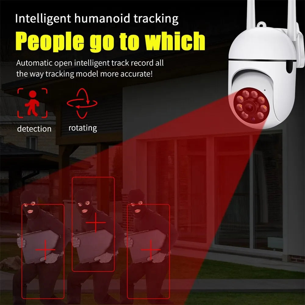 WiFi Security Camera with Smartphone Monitoring – Indoor Wireless Home Surveillance for Real-Time Viewing