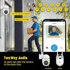 WiFi Security Camera with Smartphone Monitoring – Indoor Wireless Home Surveillance for Real-Time Viewing