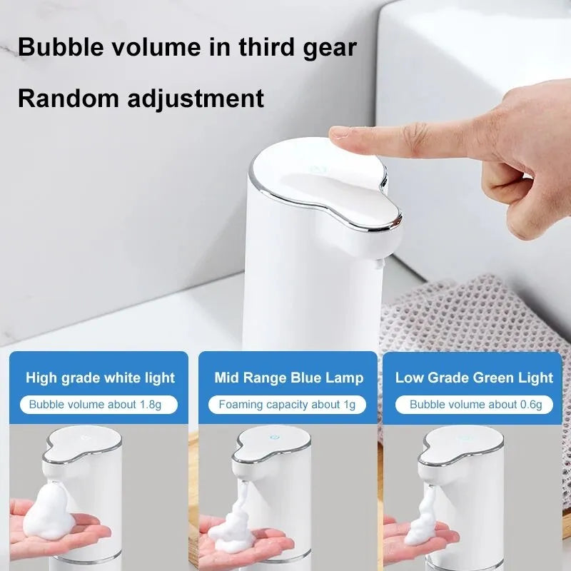 Automatic Touchless Foam Soap Dispenser for Bathroom and Kitchen – Hands-Free Hygiene Solution for Home Use