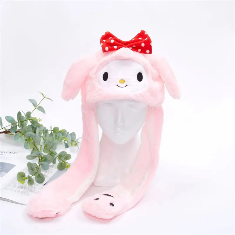 Interactive Bunny Ears Hat for Kids and Adults – Cute Plush Hat with Moving Ears for Play, Costumes and Gifts
