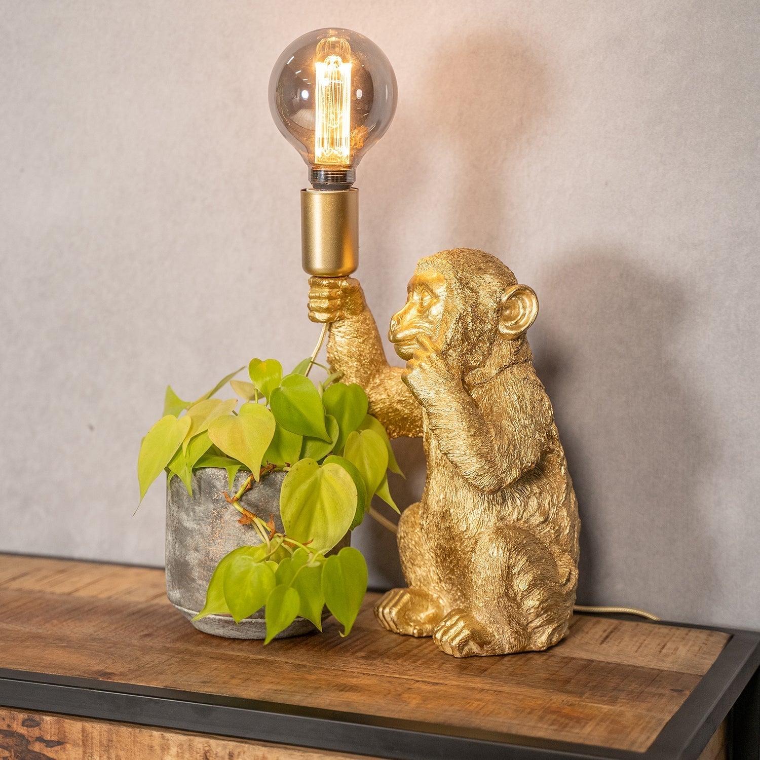 Decorative Monkey Table Lamp for Living Room and Bedroom – Elegant Accent Lighting for Modern and Artistic Home Decor