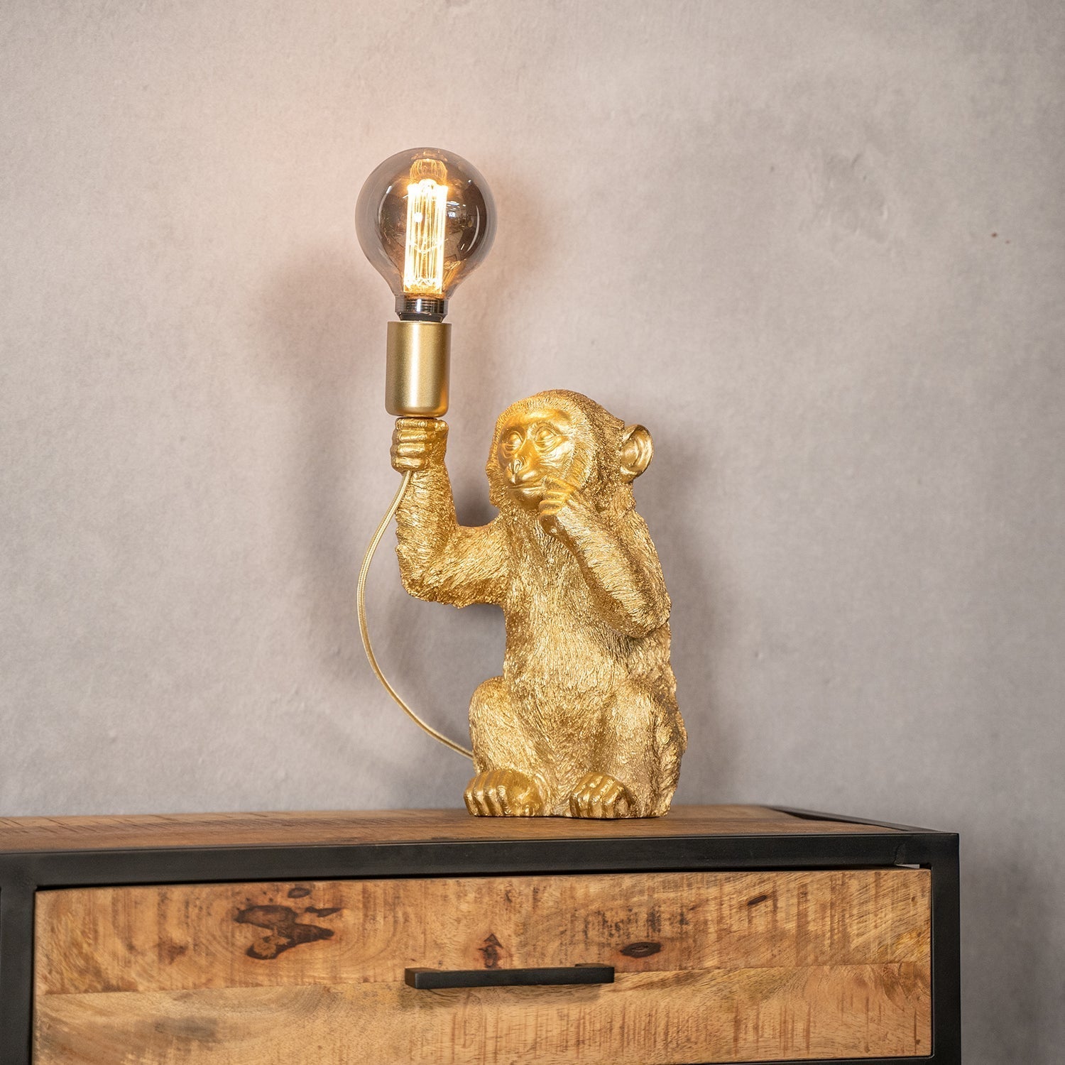 Decorative Monkey Table Lamp for Living Room and Bedroom – Elegant Accent Lighting for Modern and Artistic Home Decor