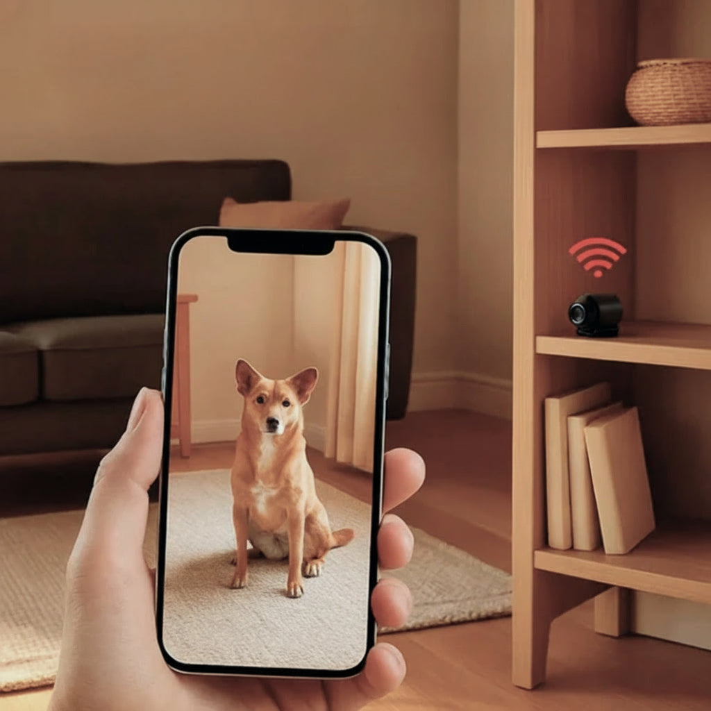 Wireless 1080P Nanny Surveillance Camera with Audio | Discreet Home Monitoring | WiFi Remote View