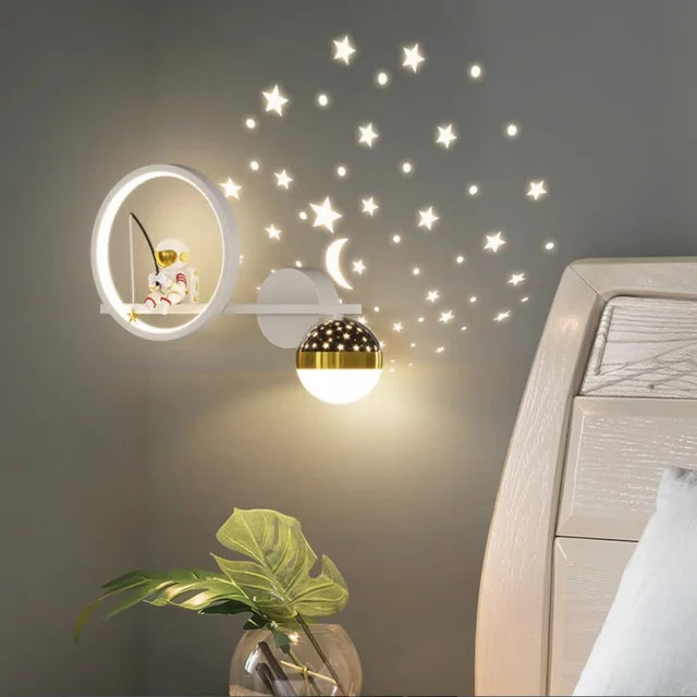 Contemporary Wall Light for Children’s Rooms – Soft Decorative Lighting for Bedroom, Nursery and Playroom