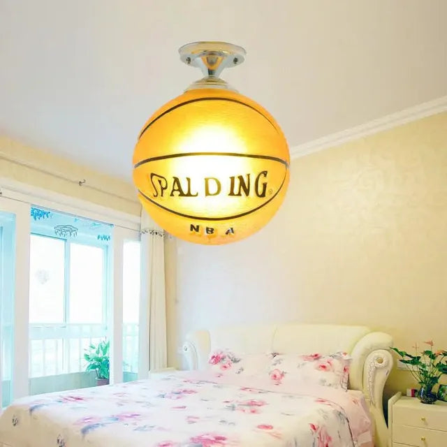 Football-Themed Ceiling Light for Kids’ Rooms – Playful LED Lighting for Bedrooms, Playrooms and Sports-Themed Decor