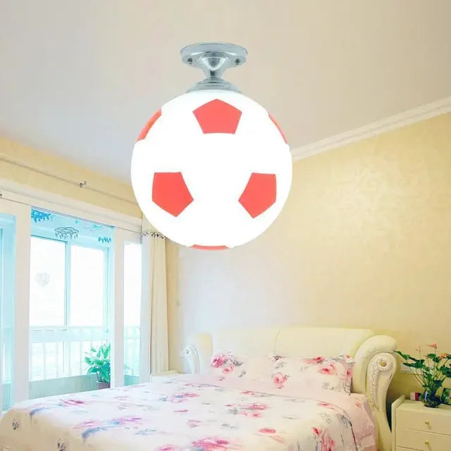 Football-Themed Ceiling Light for Kids’ Rooms – Playful LED Lighting for Bedrooms, Playrooms and Sports-Themed Decor