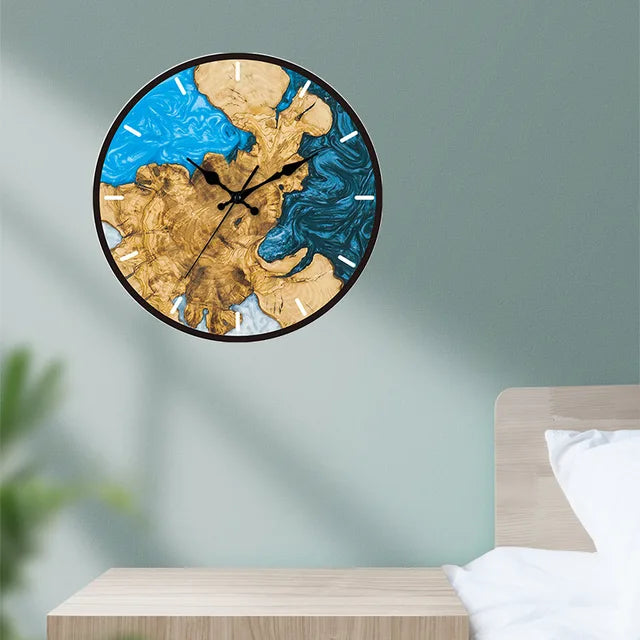 Transparent Wall Clock for Modern Home Decor – Minimalist Silent Clock for Living Room and Office