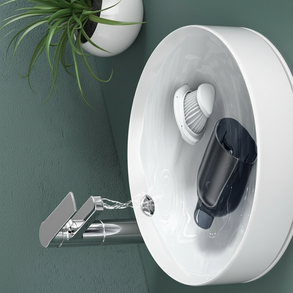 Portable Car Vacuum Cleaner – Lightweight, Cordless & Powerful Suction | Soft Noise Operation for Home & Vehicle Cleaning