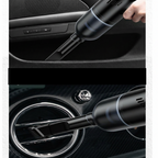 Portable Car Vacuum Cleaner – Lightweight, Cordless & Powerful Suction | Soft Noise Operation for Home & Vehicle Cleaning