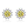Yellow Sunlit Muse Earrings – Radiant Statement Design with Lightweight Comfort