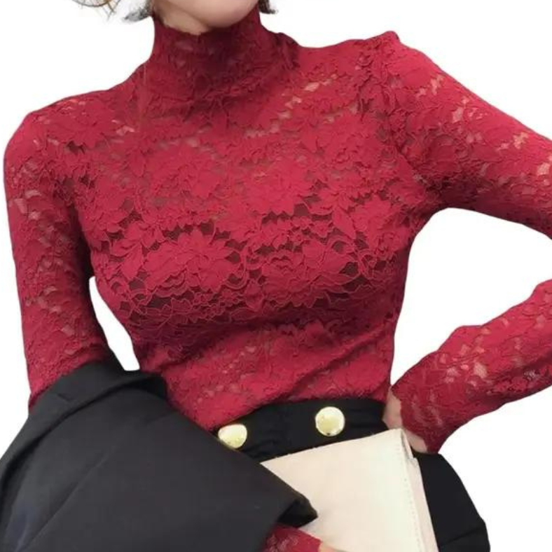 Zara — Elegant Lace Blouse