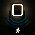 Motion-Activated LED Night Light with Sensor – Automatic Wall and Hallway Lighting for Safe Nighttime Visibility