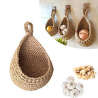 Wall Hanging Storage Baskets for Home Organization – Decorative Hanging Baskets for Living Room, Bedroom and Entryway